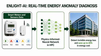 Energy Anomaly Identification &amp; Diagnosis using HPC Trained AI model